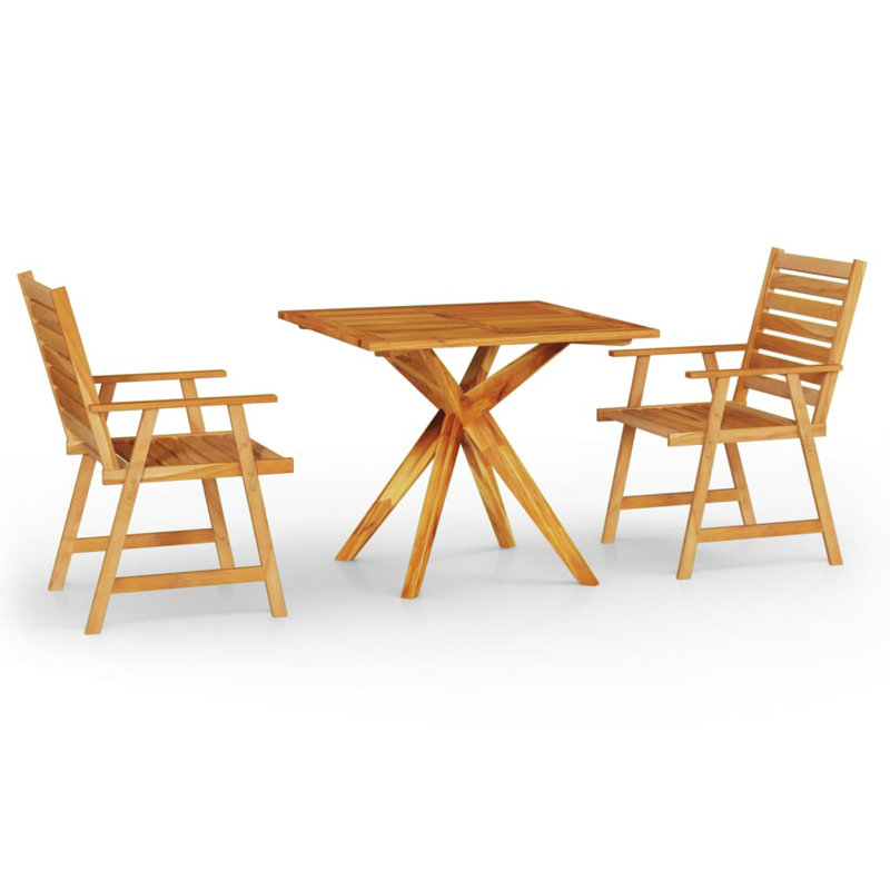 Ensemble bistro long pour 2 personnes 33,5 po Arelus Square