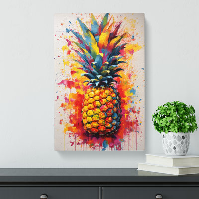 Pineapple Action No.2 - Wrapped Canvas
