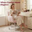 Chaise de bureau en velours Vanity Chair-129929495