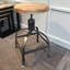 Levin Mango Solid Wood Adjustable Height Bar Stool