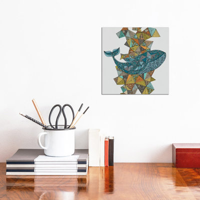 «Blue Whale» par Valentina Harper - impression d'art graphique
