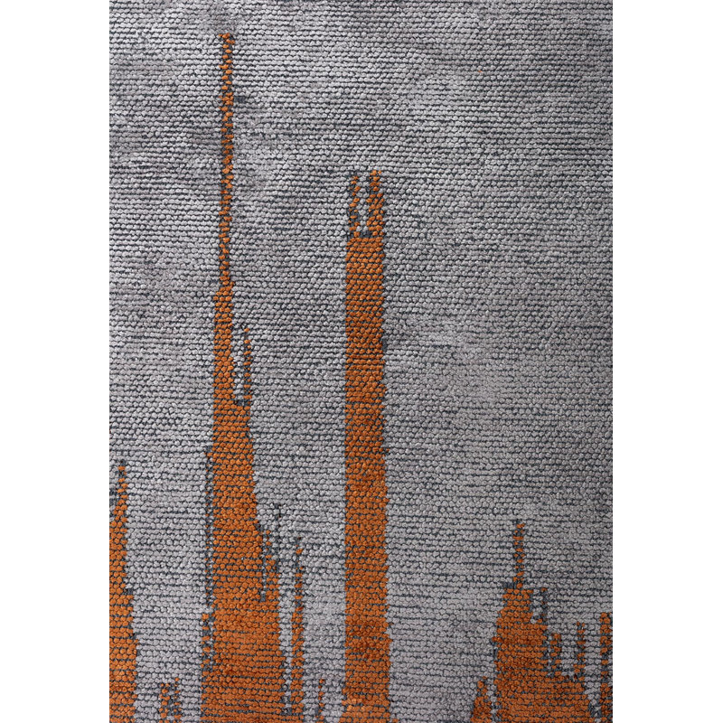 Éclaboussure de peinture abstraite moderne, Carré 9 pi 10 po
