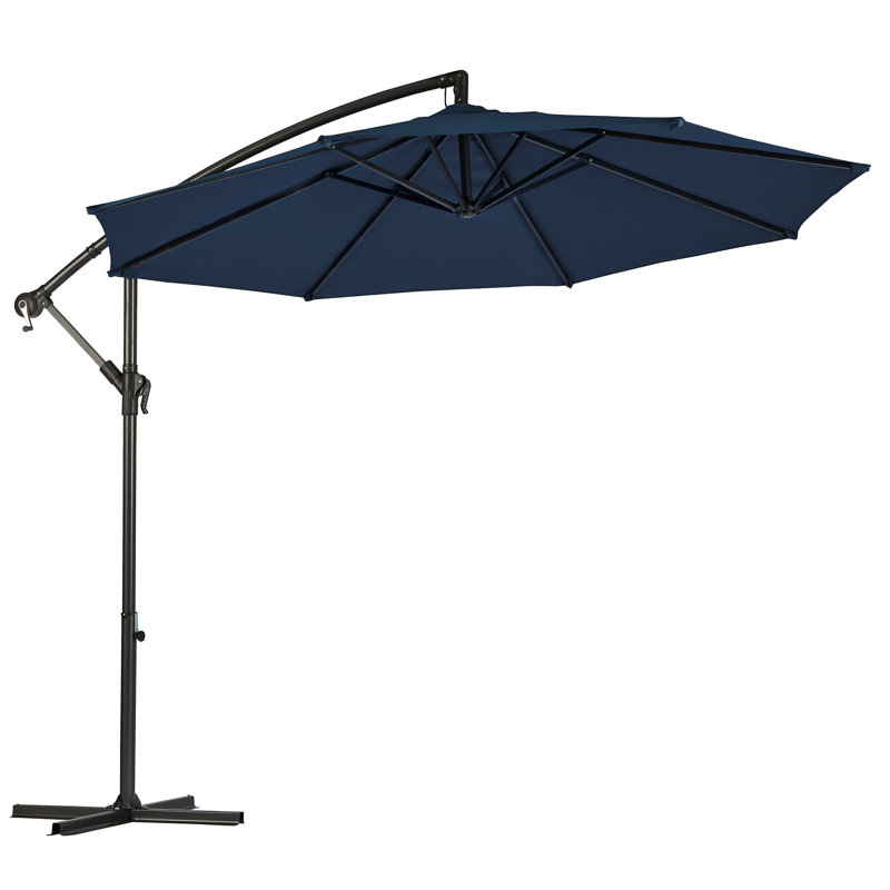 Blanton 270cm Cantilever Parasol, Navy Blue