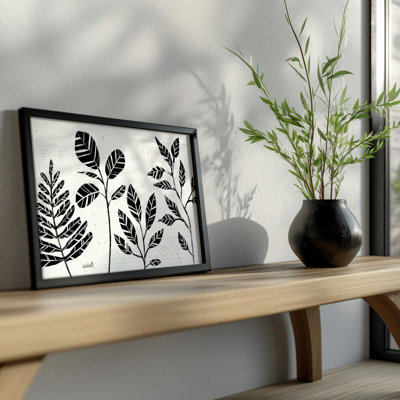 Black and White Botanicals I Print