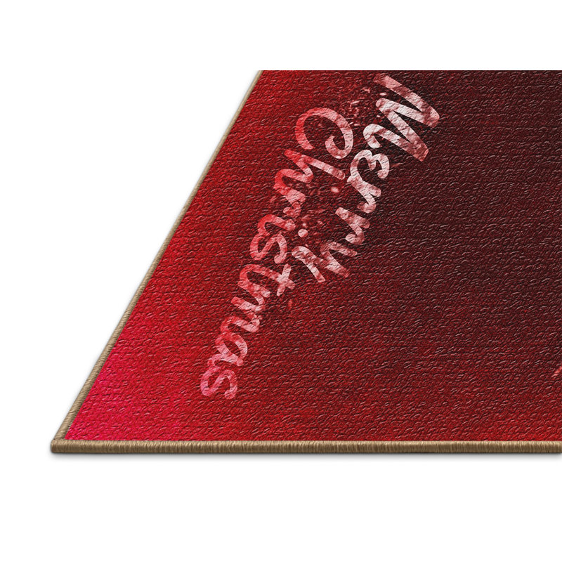 Tapis rouge Christmas, Rectangle 2 pi x 5 pi