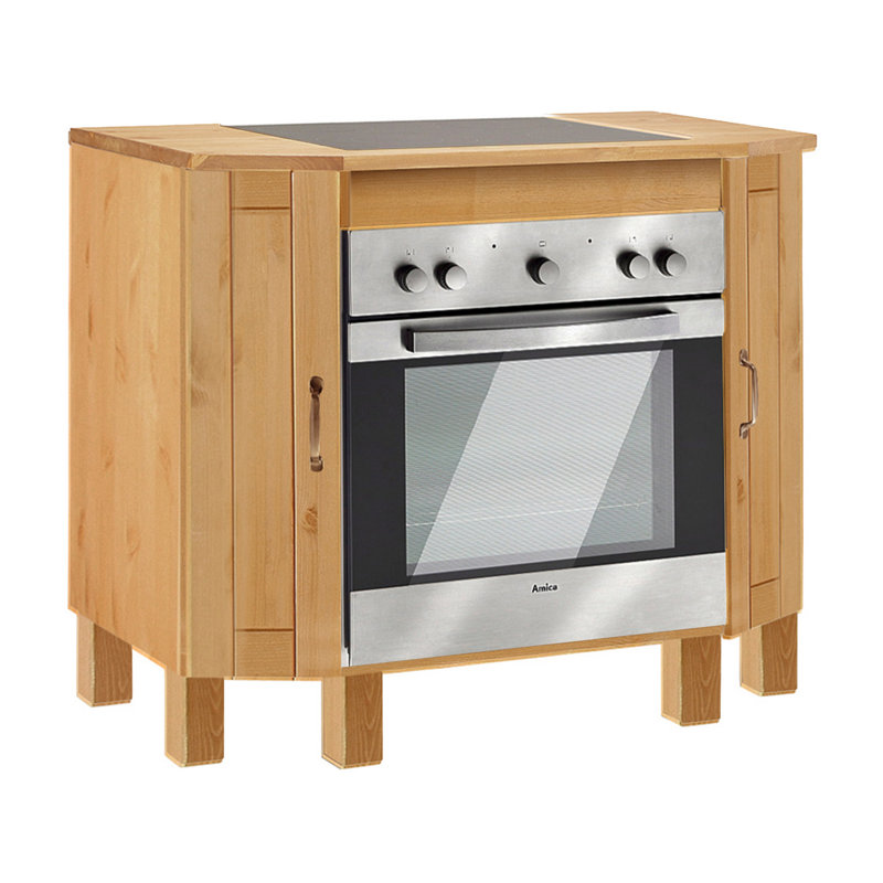 Martindale 85cm Kitchen Pantry, Stain Wax