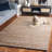 Natural Fiber Flat Weave Jute/Cotton Rug in Natural/Bleach-277440114