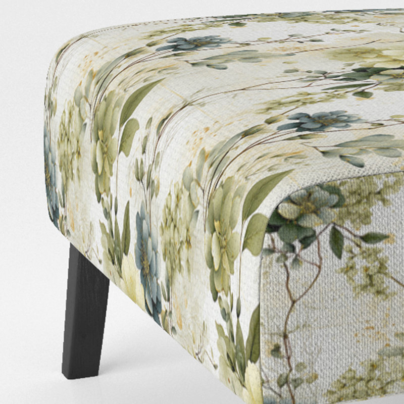 Chaise d'appoint Garden Farmhouse Floral, Rêves botaniques verts