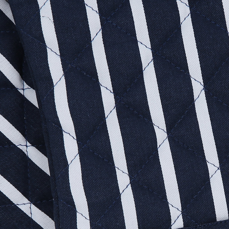 Brambly Cottage Striped Oven Mitt(s) Only Set, Stripe Navy