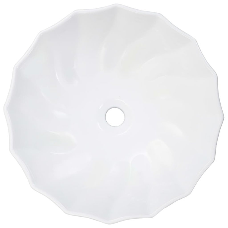 Belfry Bathroom Solihull 460mm L Ceramic Circular Sink, White