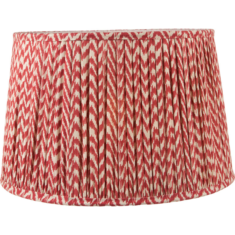 Mio Cotton Empire Lamp Shade ( Uno ), Red, 29cm H x 45cm W x 45cm D
