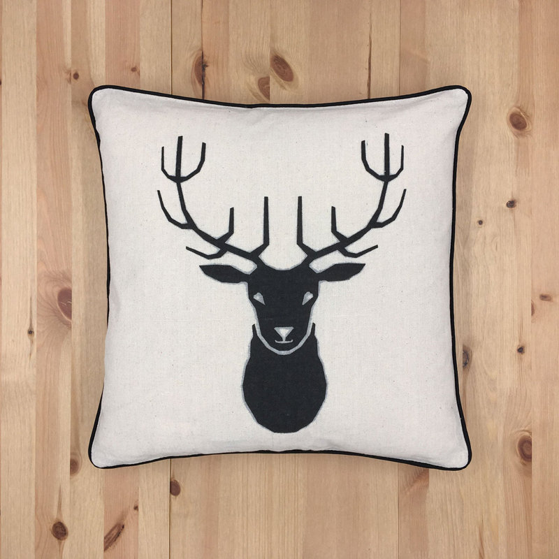 Reindeer With Polyester Insert Pillow