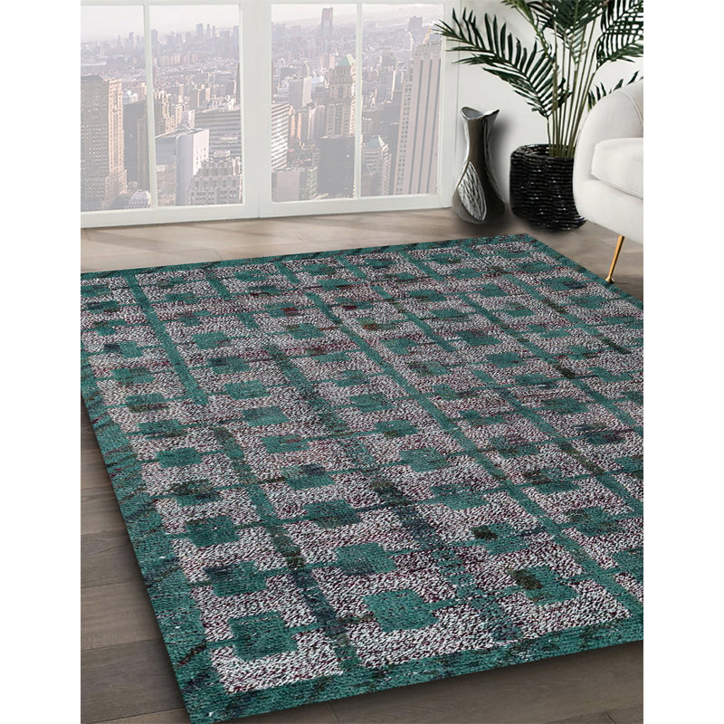 Tapis abstrait moderne 4465, Rectangle 7 pi x 9 pi