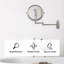Miroir de salle de bain grossissant Luft-86883999