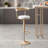 Modern Bar Stools Set of 1, Adjustable Velvet Upholstered Swivel Bar Stools, Counter Height Bar Chairs with Back for Kitchen Island-1182744846-1165396227