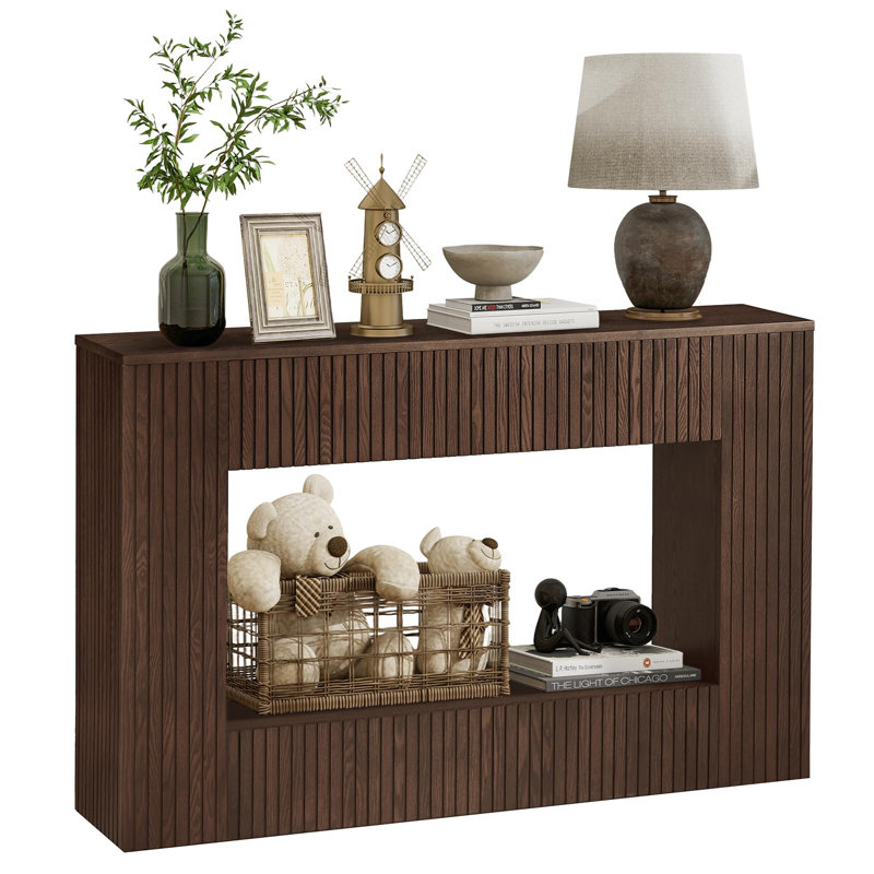 Console de 55 po, Noyer