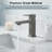 Single Handle Single Hole Bathroom Vanity Faucet - Gun Gray, 1.5 Gpm-122765616