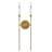 Hux Steel Candle Wall Light
