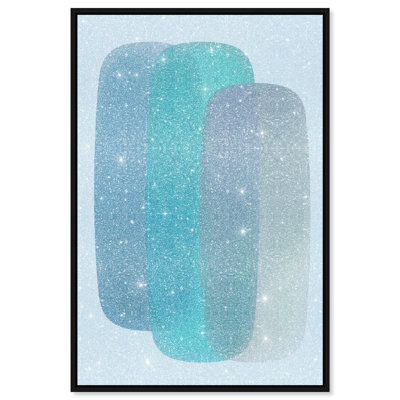 Teal Gradients Print by Oliver Gal