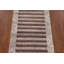 Tapis rayé abstrait moderne 3 x 5