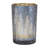 Navy Pine Tree Glass Candle Holder 