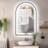 Metal Arch Mirror