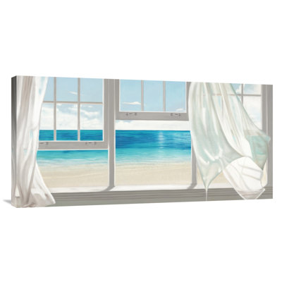 Emerald Seascape Oil Painting Print