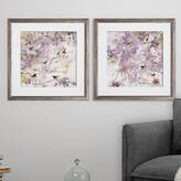 Ophelia & Co. Lavender Spring Framed On Paper 2 Pieces Set & Reviews ...