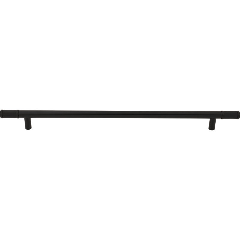 Burnham Appliance Pull, Flat Black, 18" Center To Center