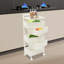 Support de rangement rotatif, chariot de rangement rotatif, organisateur de cuisine sur roulettes (5 niveaux)-118139009