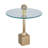 Orren Ellis 23" Micheals Labradorite Stone Glass And Metal Accent-1202243761
