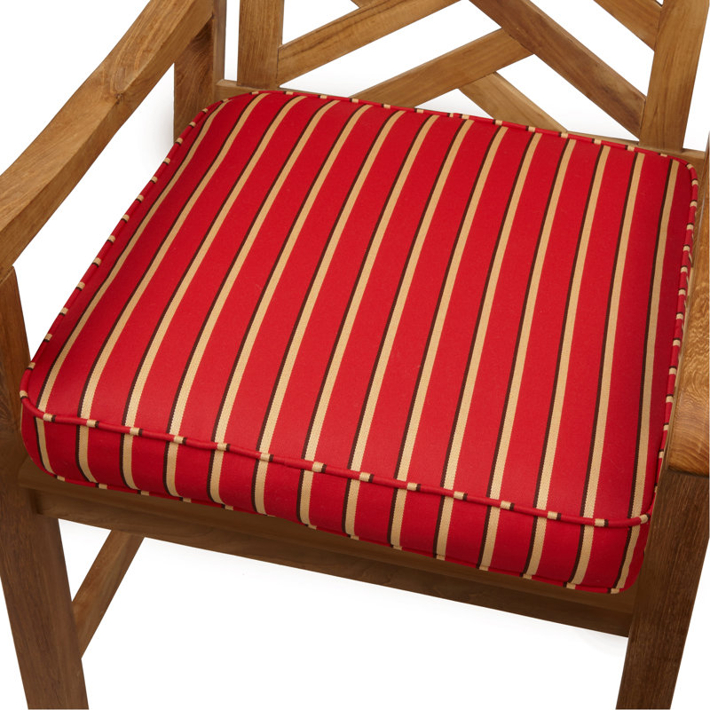 Sunbrella Outdoor 3'' Dining Chair Cushion, 19" H x 19" W