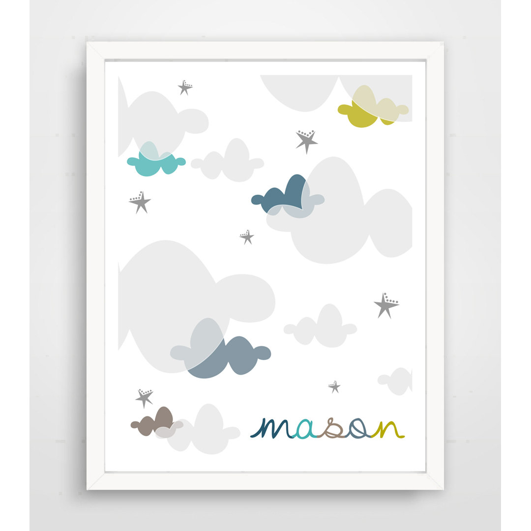 Personalized Cloud Paper Print Finny and Zook 