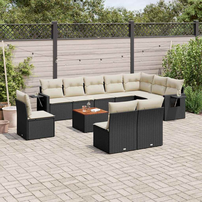 Ensemble de canapé de jardin Vidaxl PE