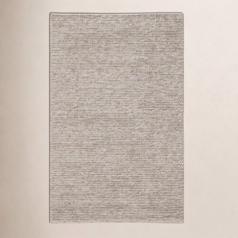 Alethea Flatweave Wool Polyester Owen Area Rug, Beige, Rectangle 8'9" x 11'9"