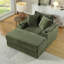 Canapé avec 2 coussins décoratifs et un repose-pieds, Canapé Comfy Sofa-890683758