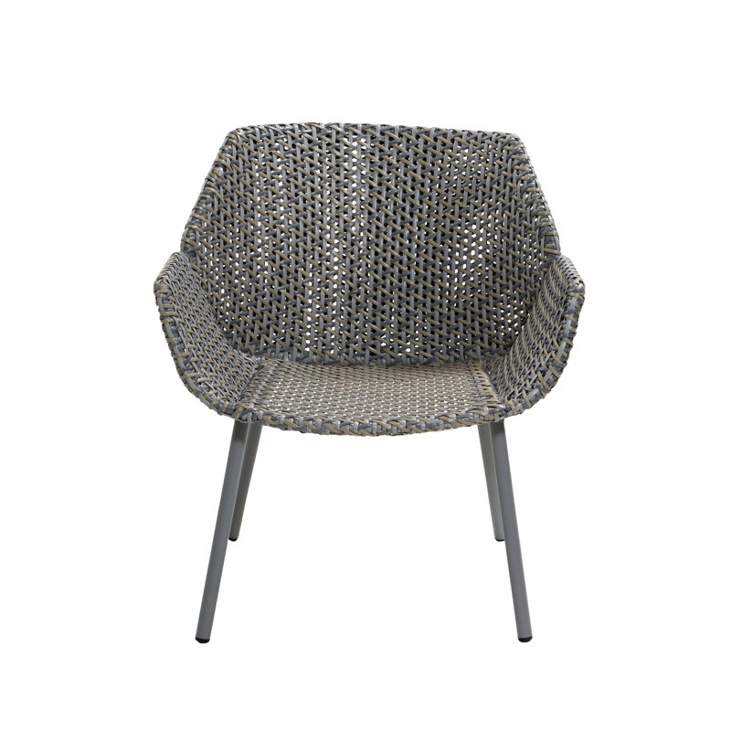 Vibe Patio Chair with Cushions, Gray