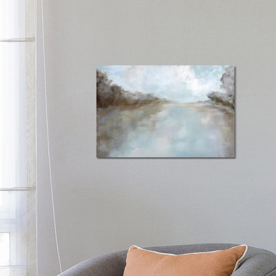 Through The Haze by Jacqueline Ellens - Wrapped Canvas Painting