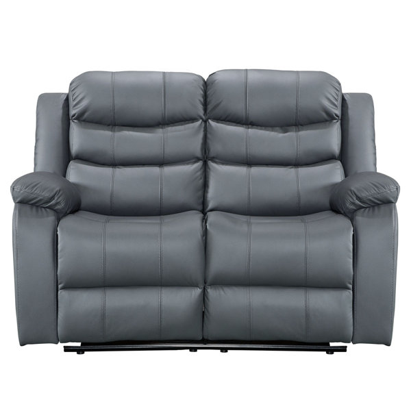 Latitude Run Aihnoa 2 - Piece Faux Leather Reclining Living Room Set ...