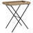 Latitude Run® Folding Tray Table 25.6"X15.7"X29.5" Poly Rattan-1364629863