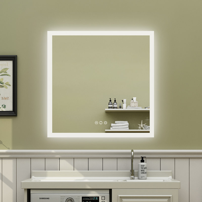 Flat Wall Mirror, 35" x 35"