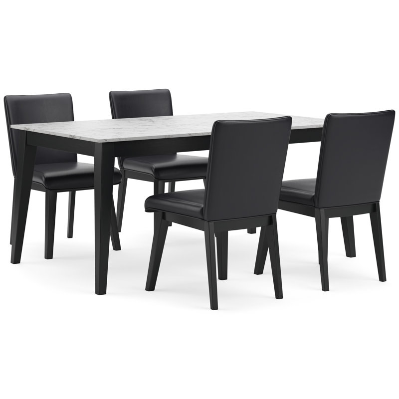 Jettaya Dining Table and 4 Chairs