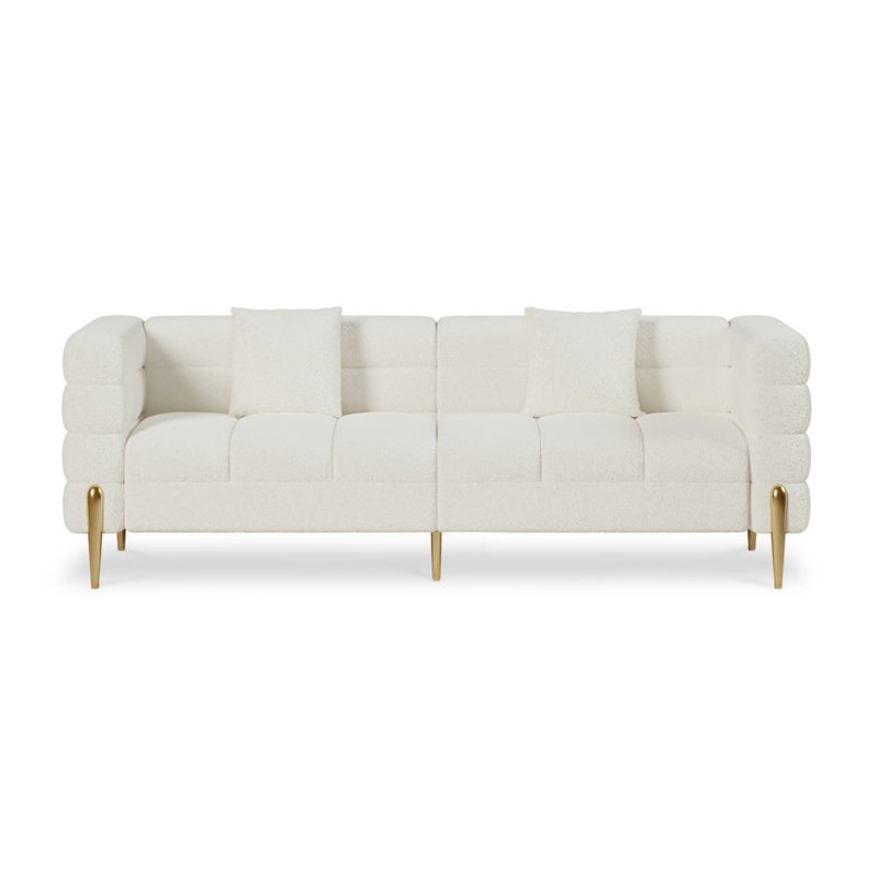 200.9Cm Square Arms Sofa