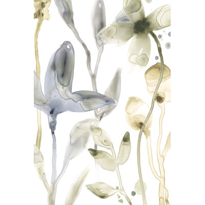 Stone Moss Stems IV by June Erica Vess - Wrapped Canvas Painting