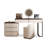 Makeup Vanity with Light mirror,5 drawers,1 chair
