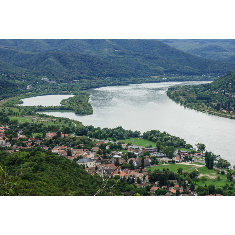 Danube Bend by RnDmS - Wrapped Canvas Print, 20cm H x 30cm W