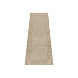 One-of-a-Kind Hand-Knotted Runner 3'1" x 9'11" Cotton Area Rug in Ivory/Brown
