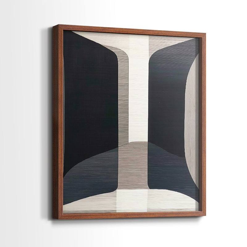 "ABSTRACT Series DCLXIV" par J Paul, Noyer, H 15 po x l 12 po