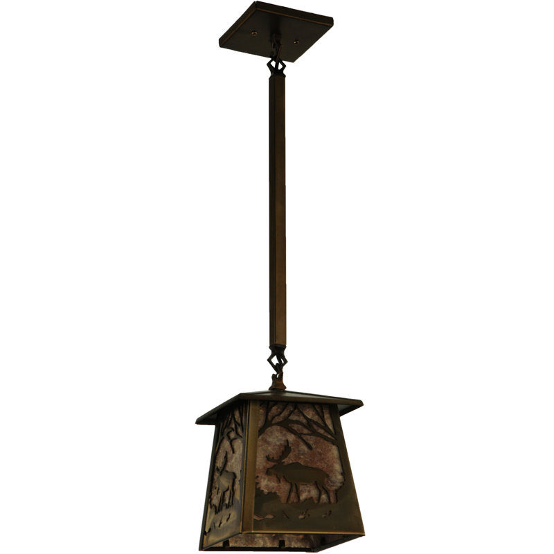Luminaire suspendu géométrique 1 lumières lanterne