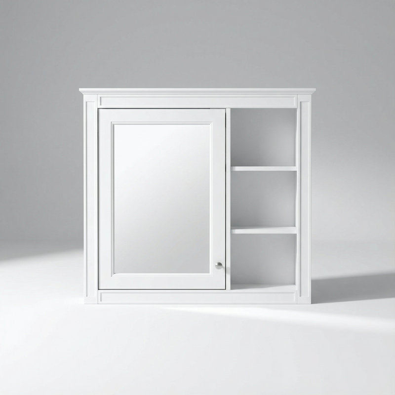 Mizani Bathroom Cabinet, White